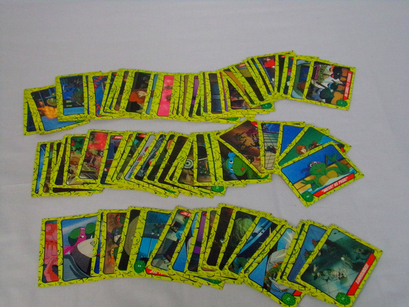 non sports cards teenage mutant ninja turtles card set (1 of 8)