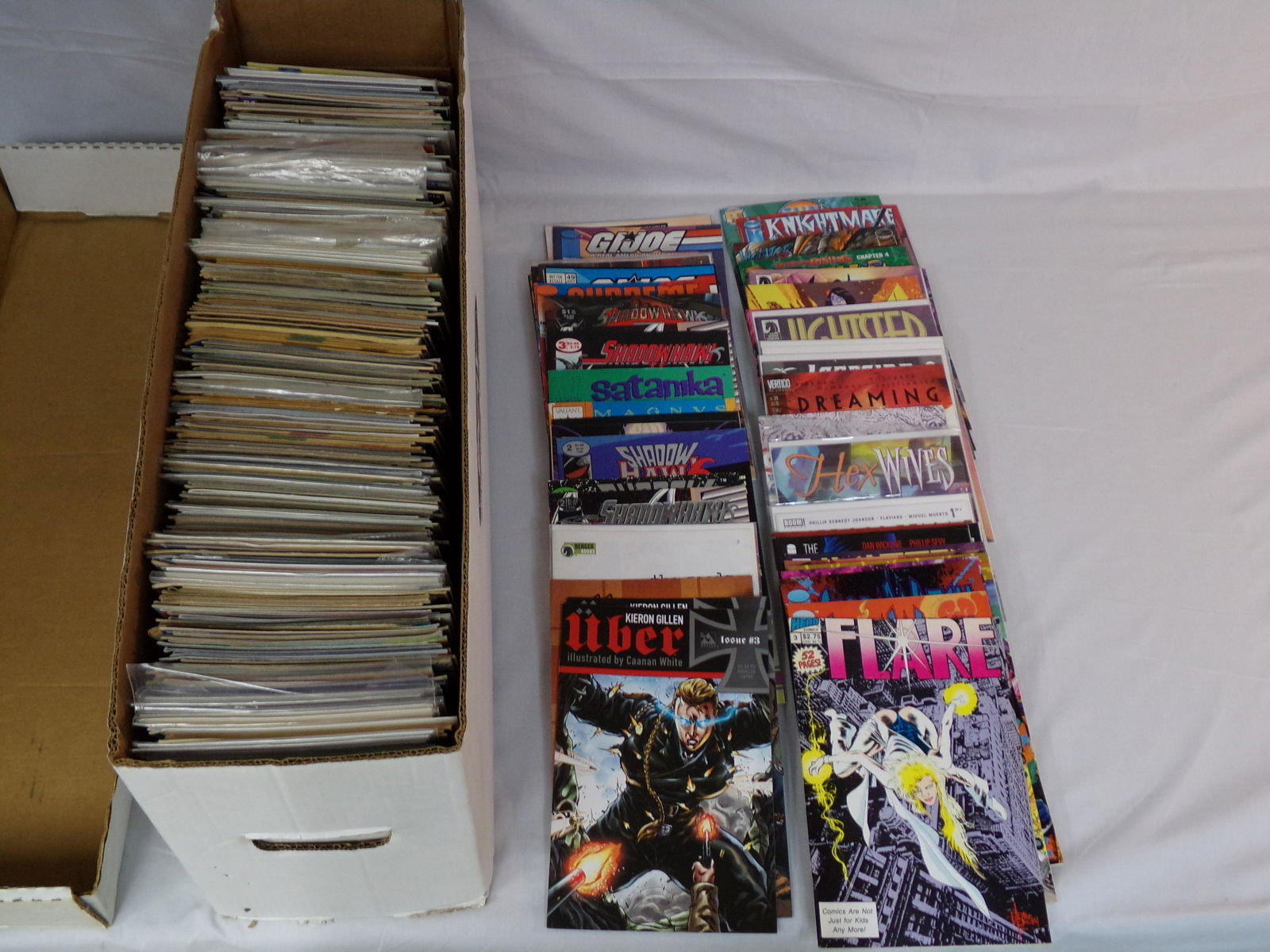 Long Box Of Comic Books