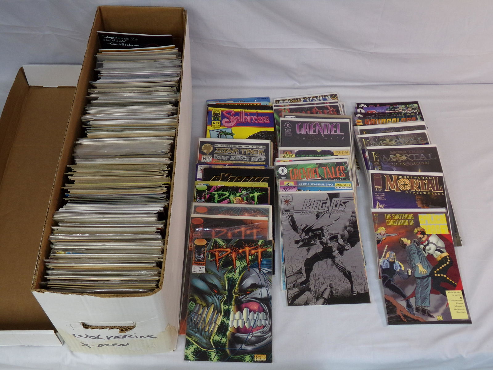 long box of comic books (1 of 3)