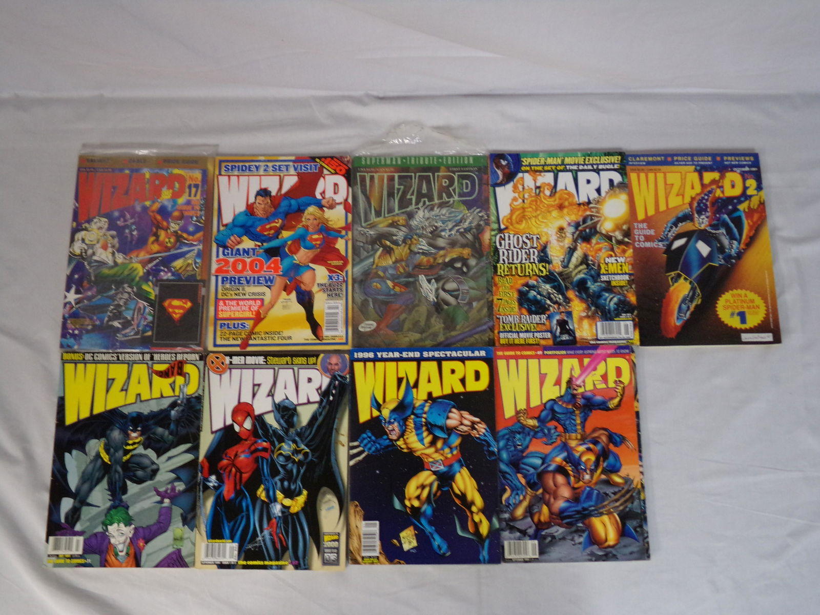 lot of wizard comic book magazine (1 of 5)