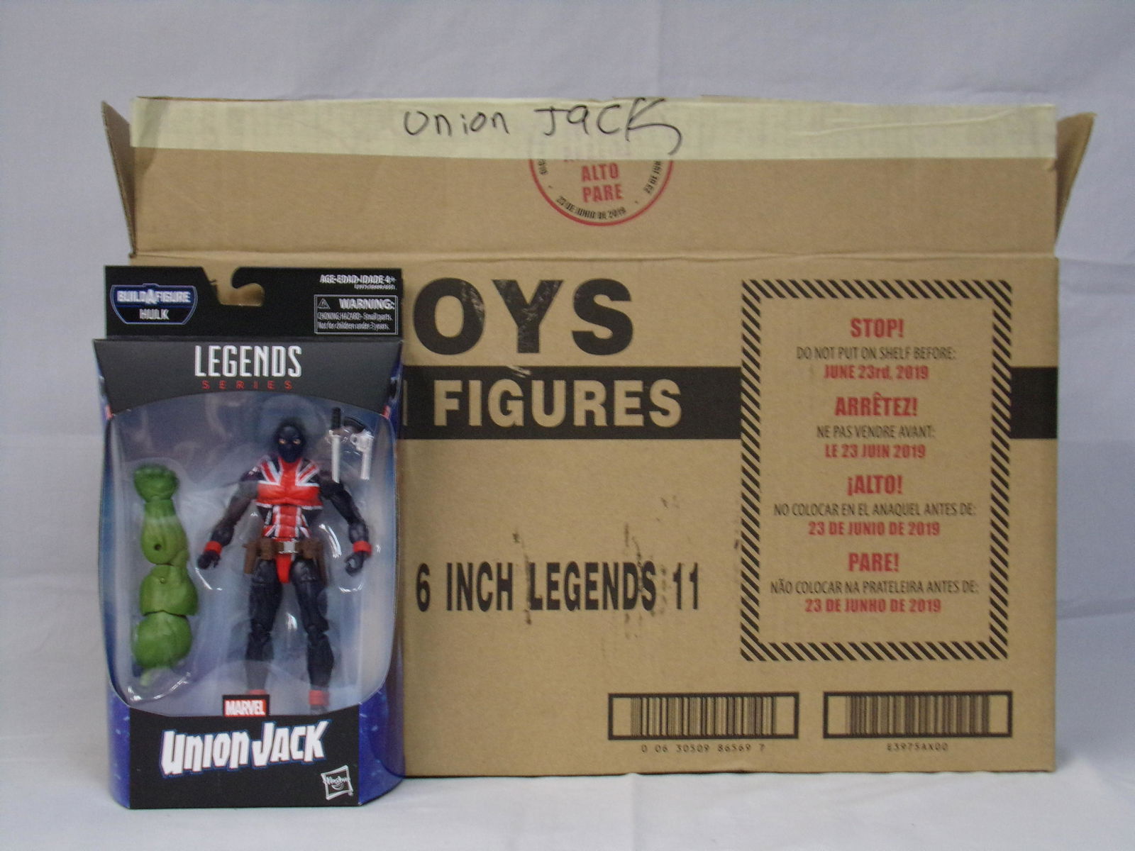 case packed 8ct union jack marvel legends (1 of 3)