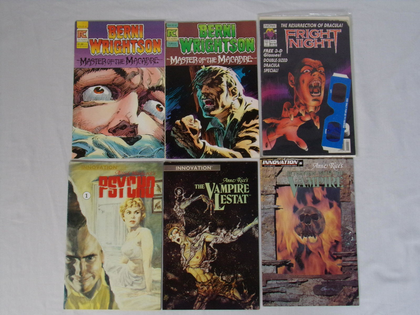 lot of 6 vtg horror comic books (1 of 4)