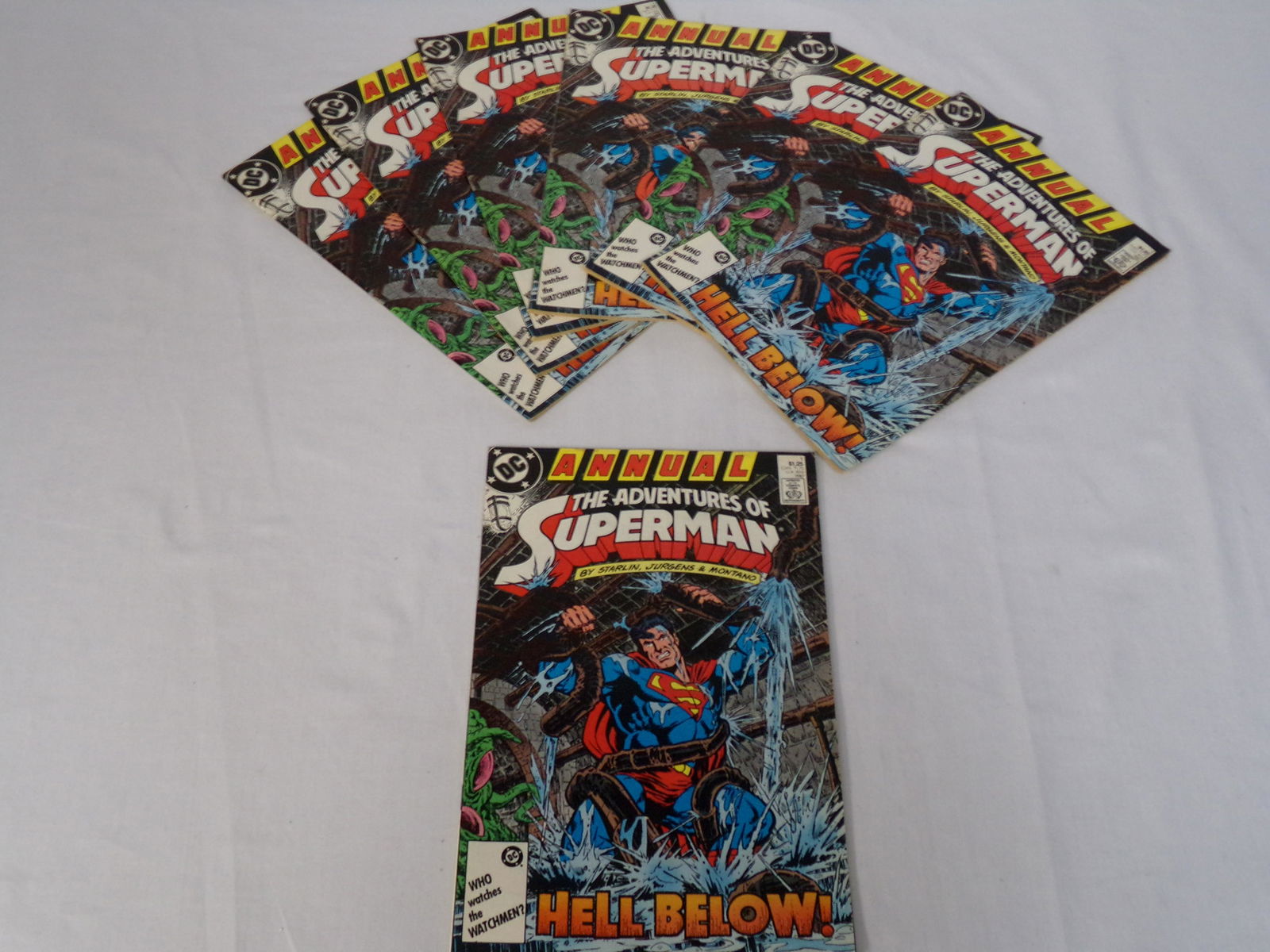 lot of 7 vtg DC superman comic books (1 of 5)