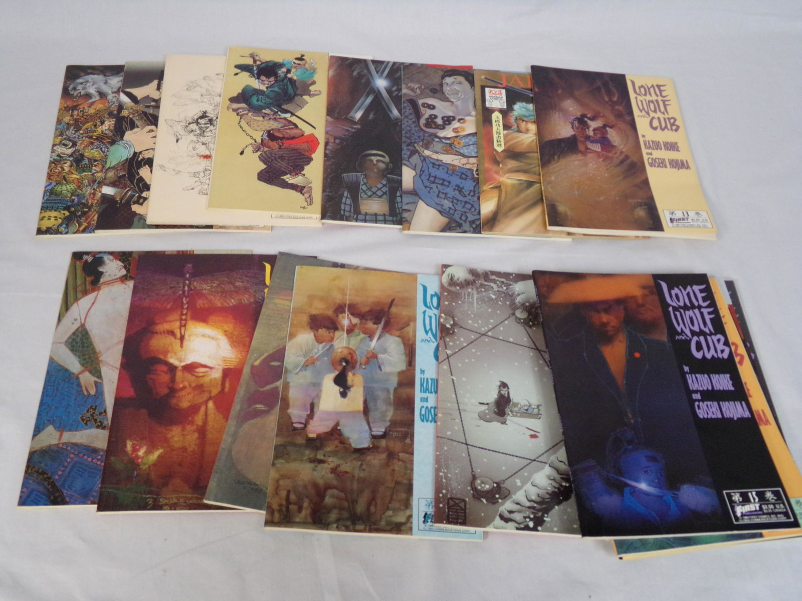 lot of lone wolf and cub manga graphic novels (1 of 5)