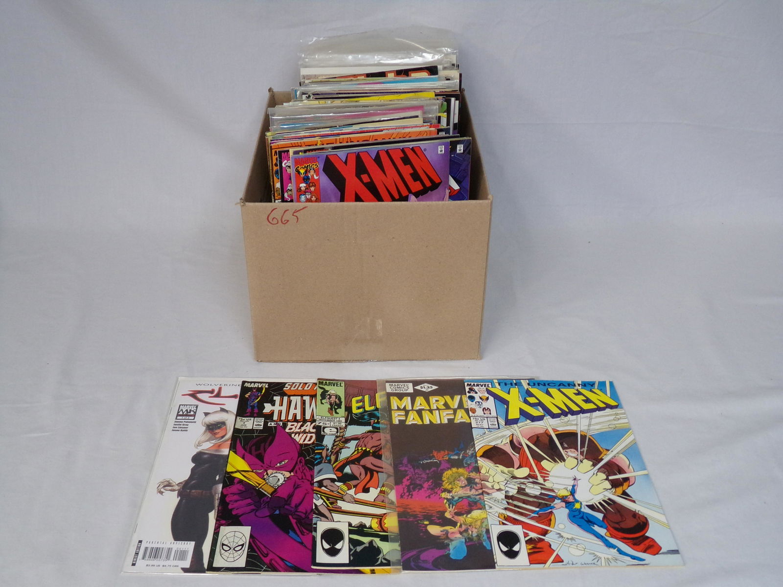 short box of marvel comic books 3 (1 of 1)