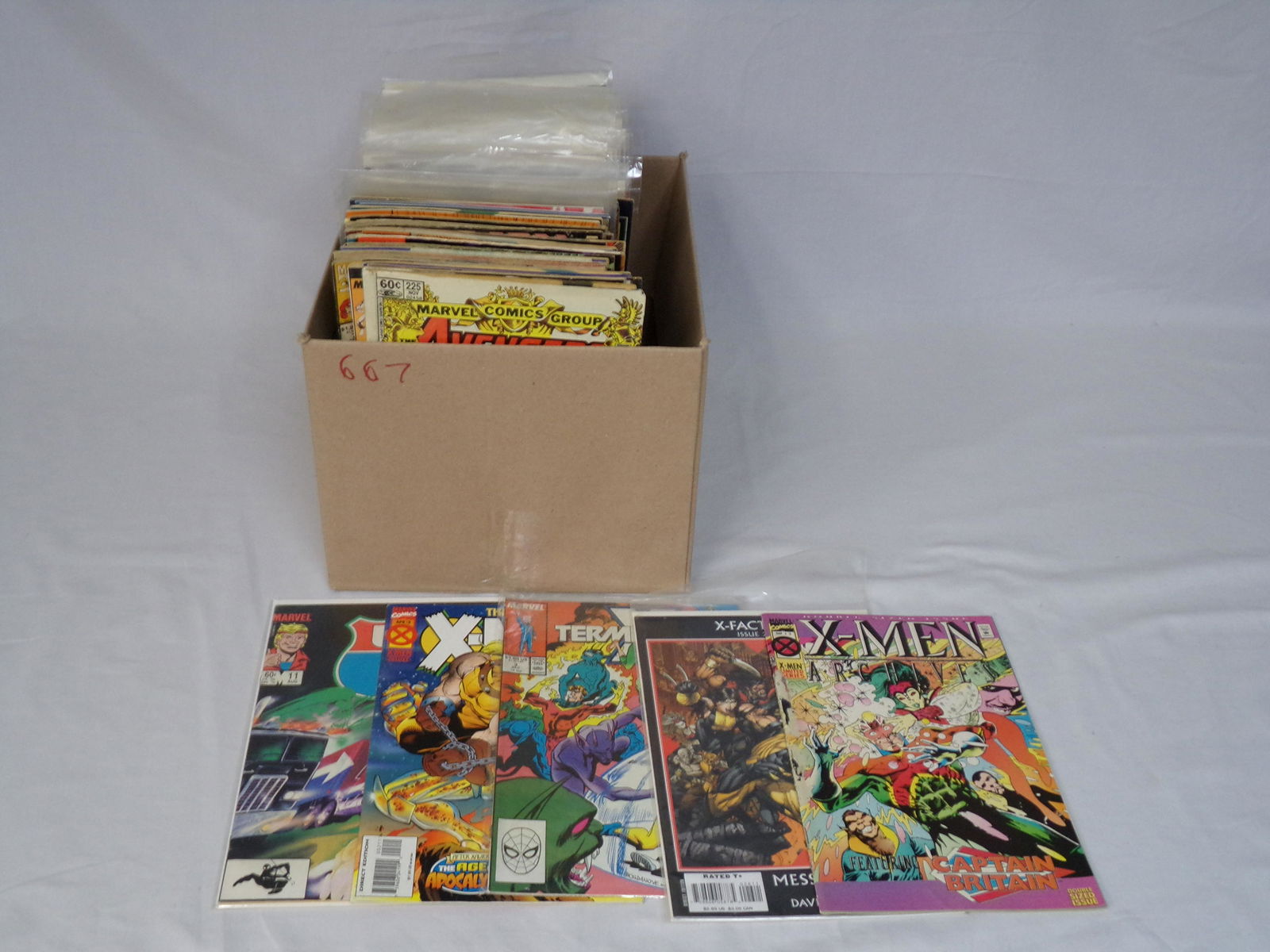 short box of marvel comic books 5 (1 of 1)