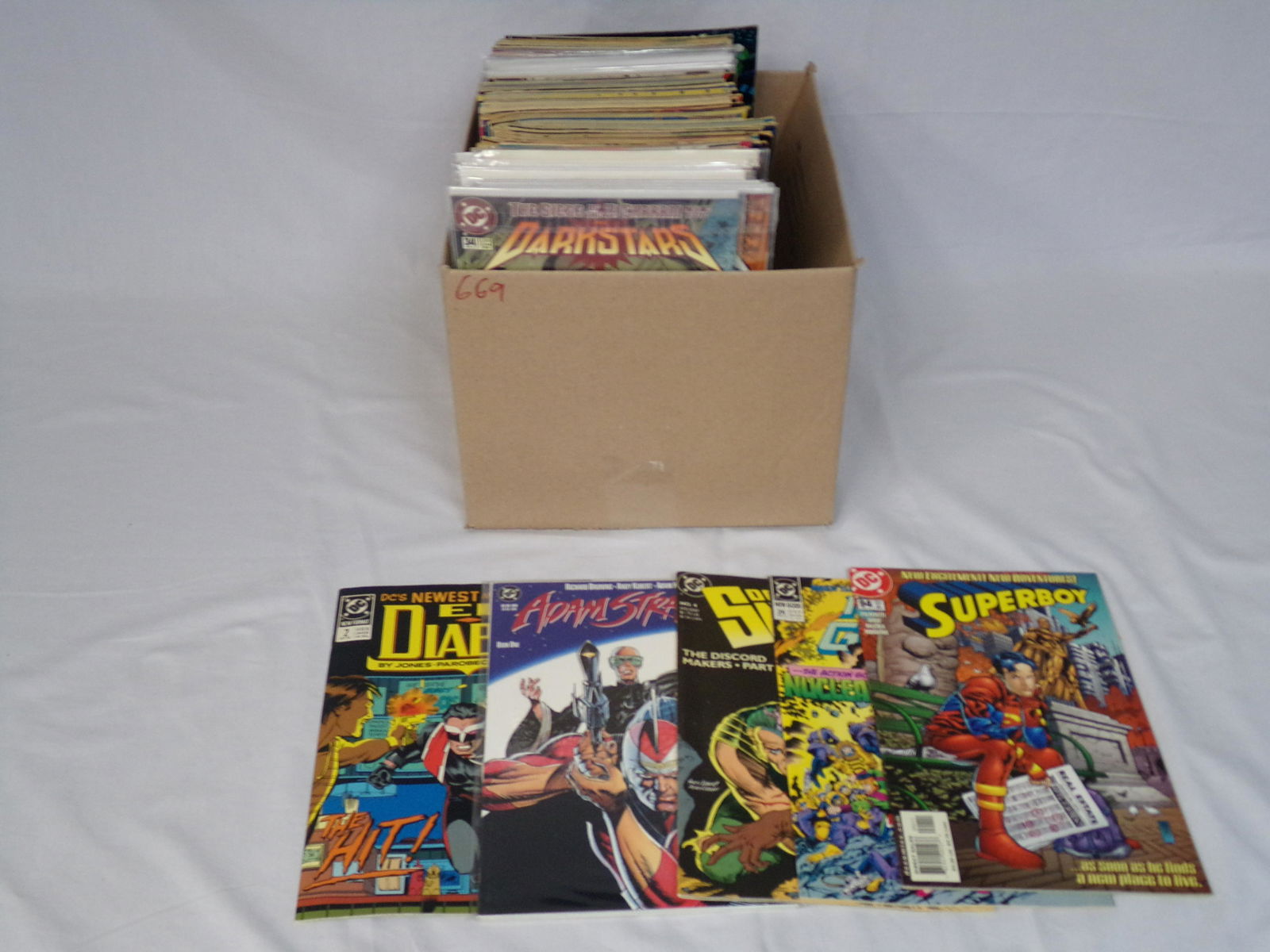 short box of DC comic books 6 (1 of 2)