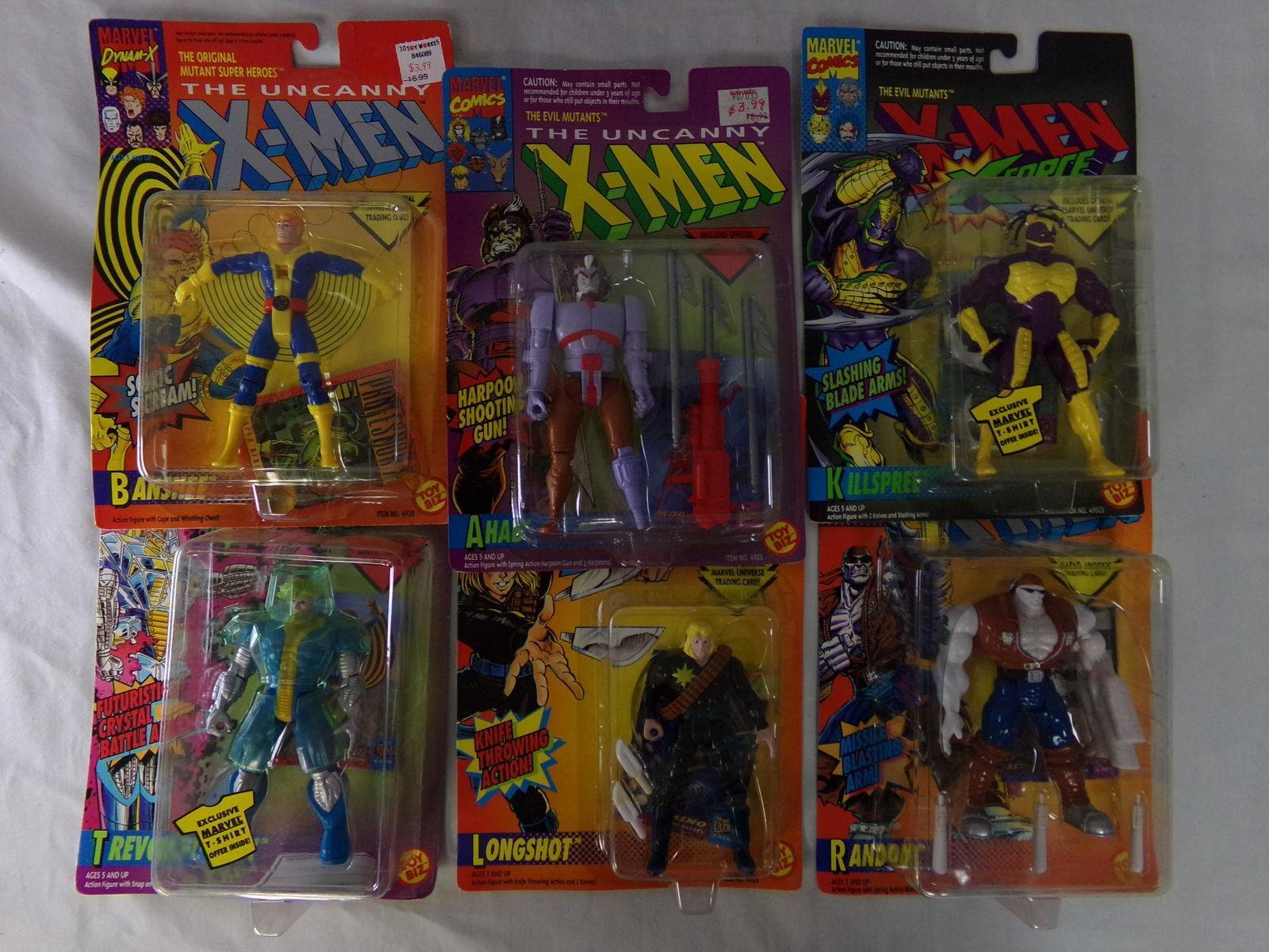 lot of 6 90s toy biz x-men action figures 2 (1 of 5)