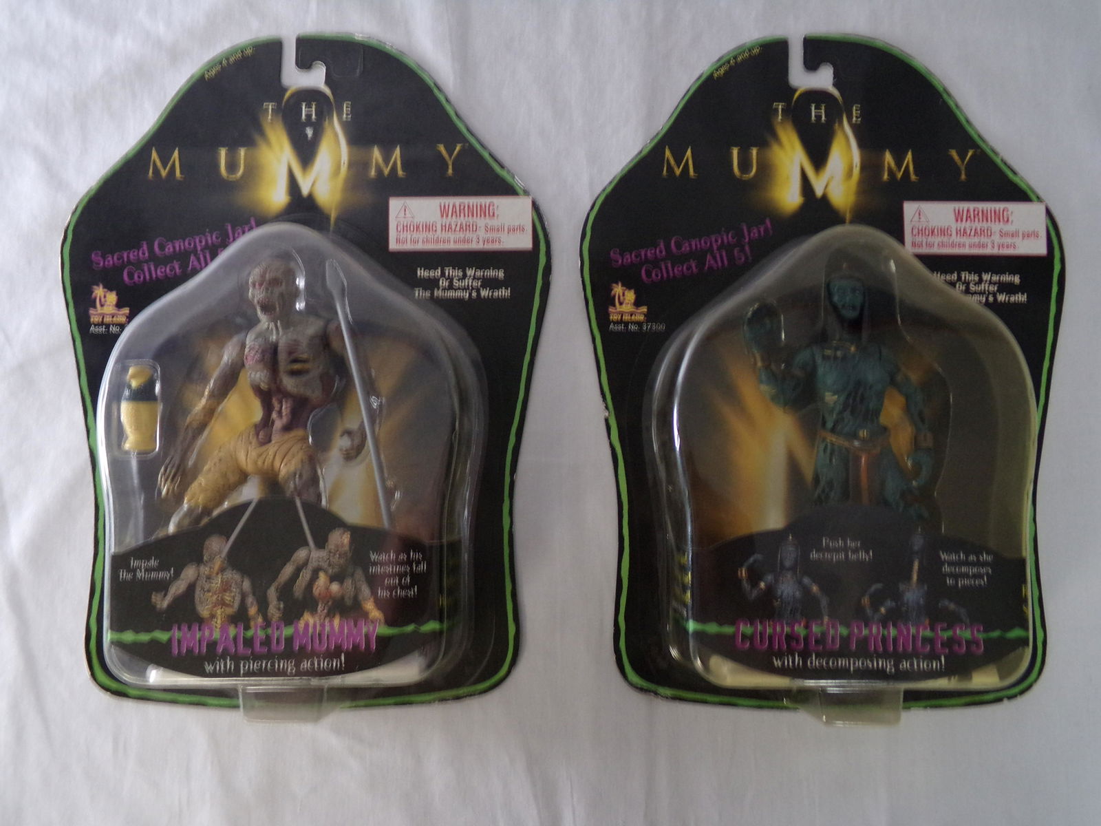 lot of 2 the mummy movie mummy action figures (1 of 3)