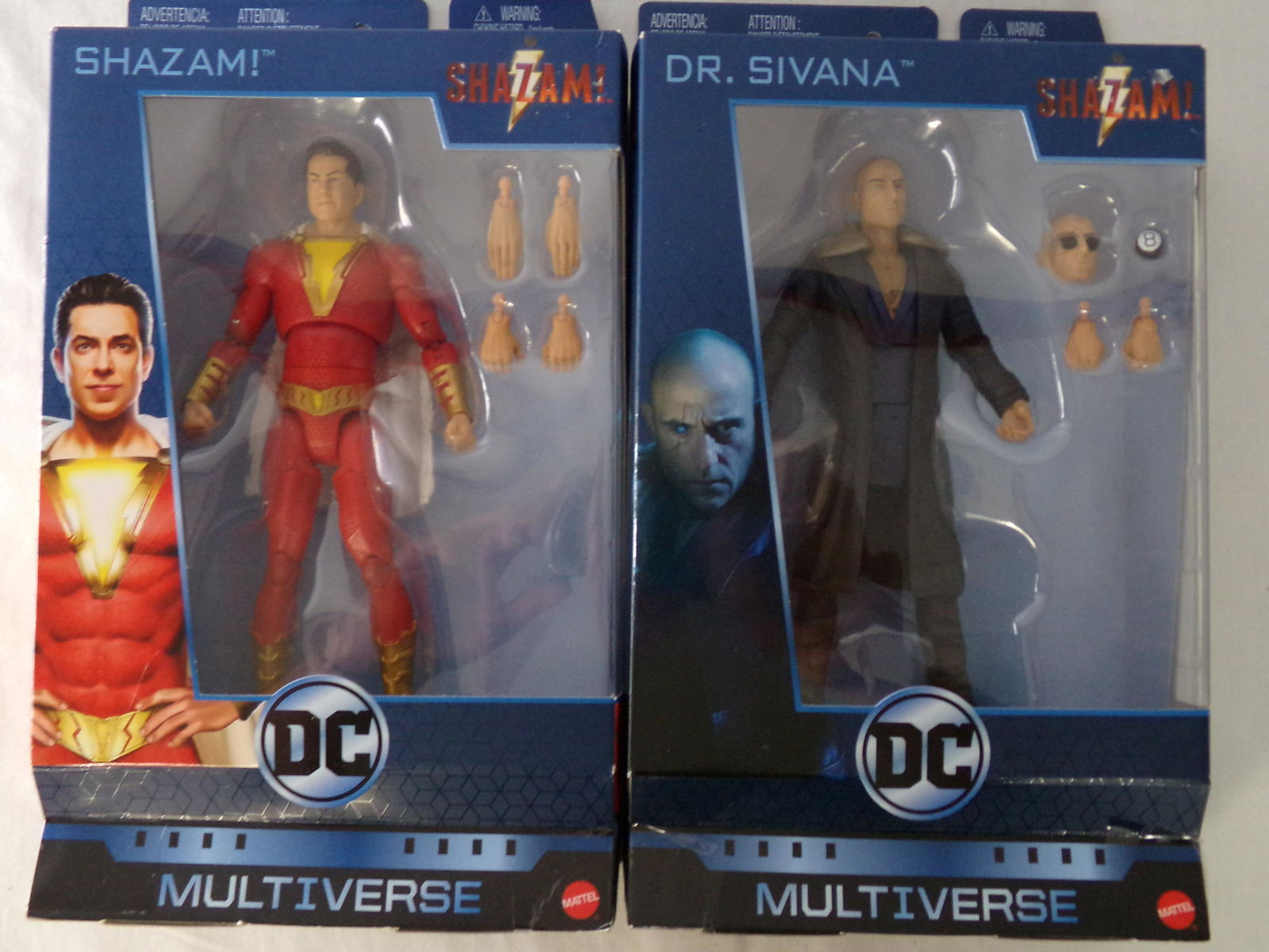 lot of 2 DC shazam the movie action figures (1 of 3)