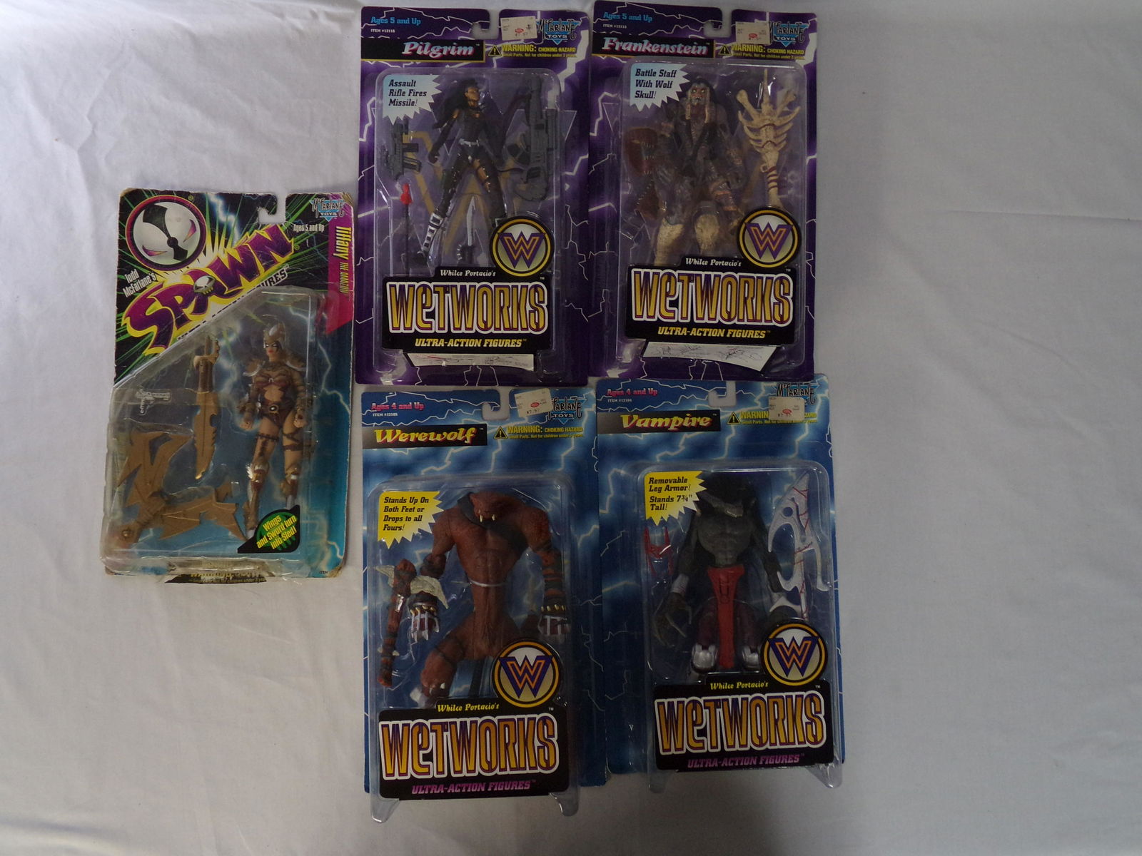 mcfarlane wetworks action figures lot of 5 (1 of 4)