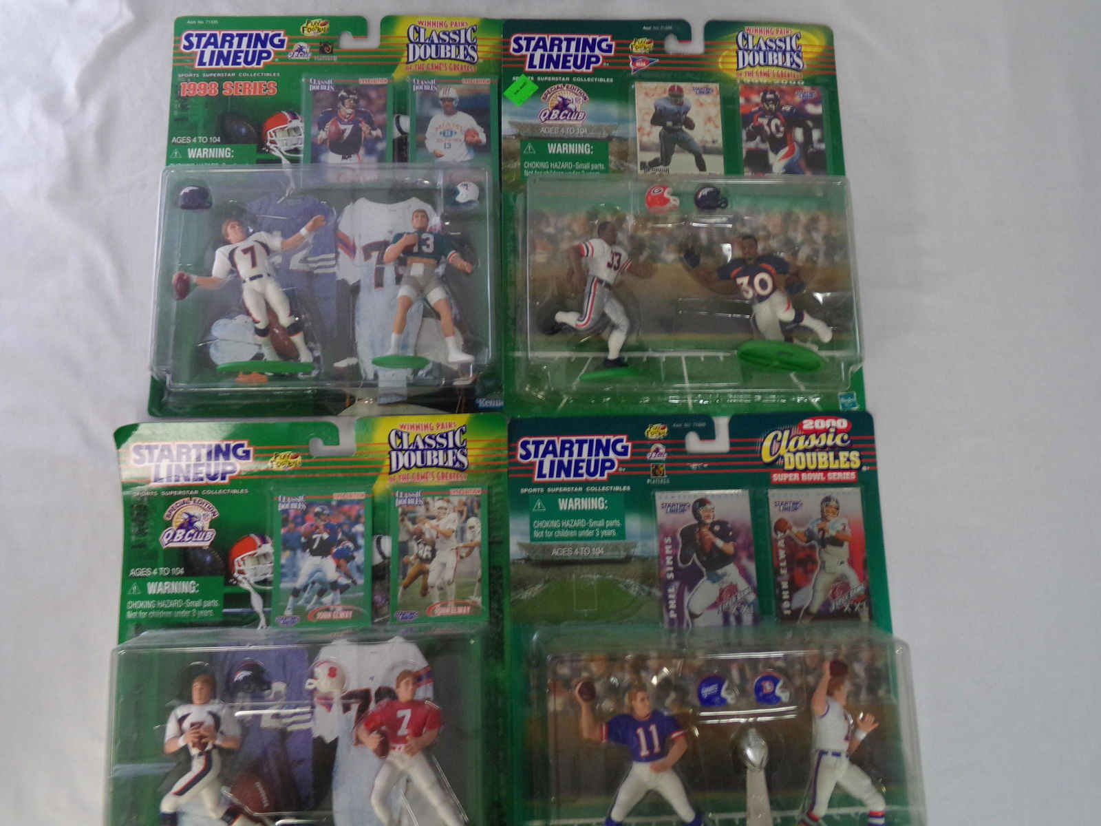 lot of 4 starting line up 2pks: lot of 4 starting line up 2pks