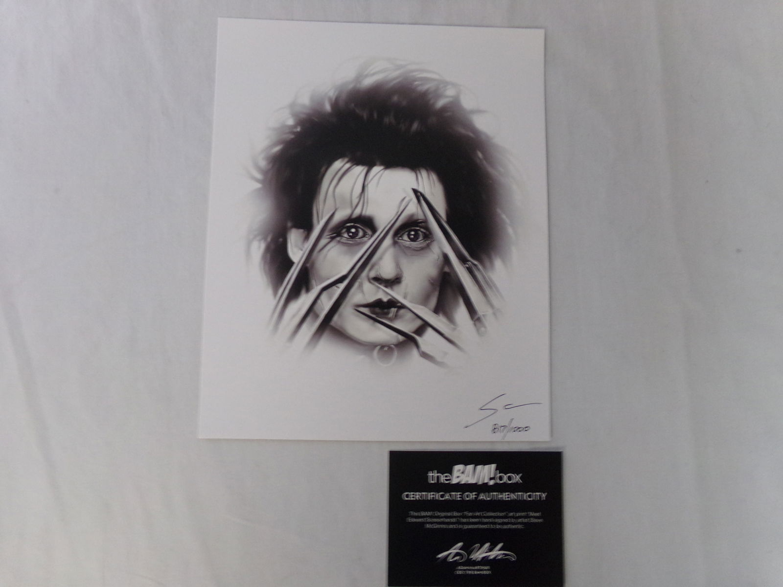 bam box original art signed by artist ''meet edward (1 of 4)