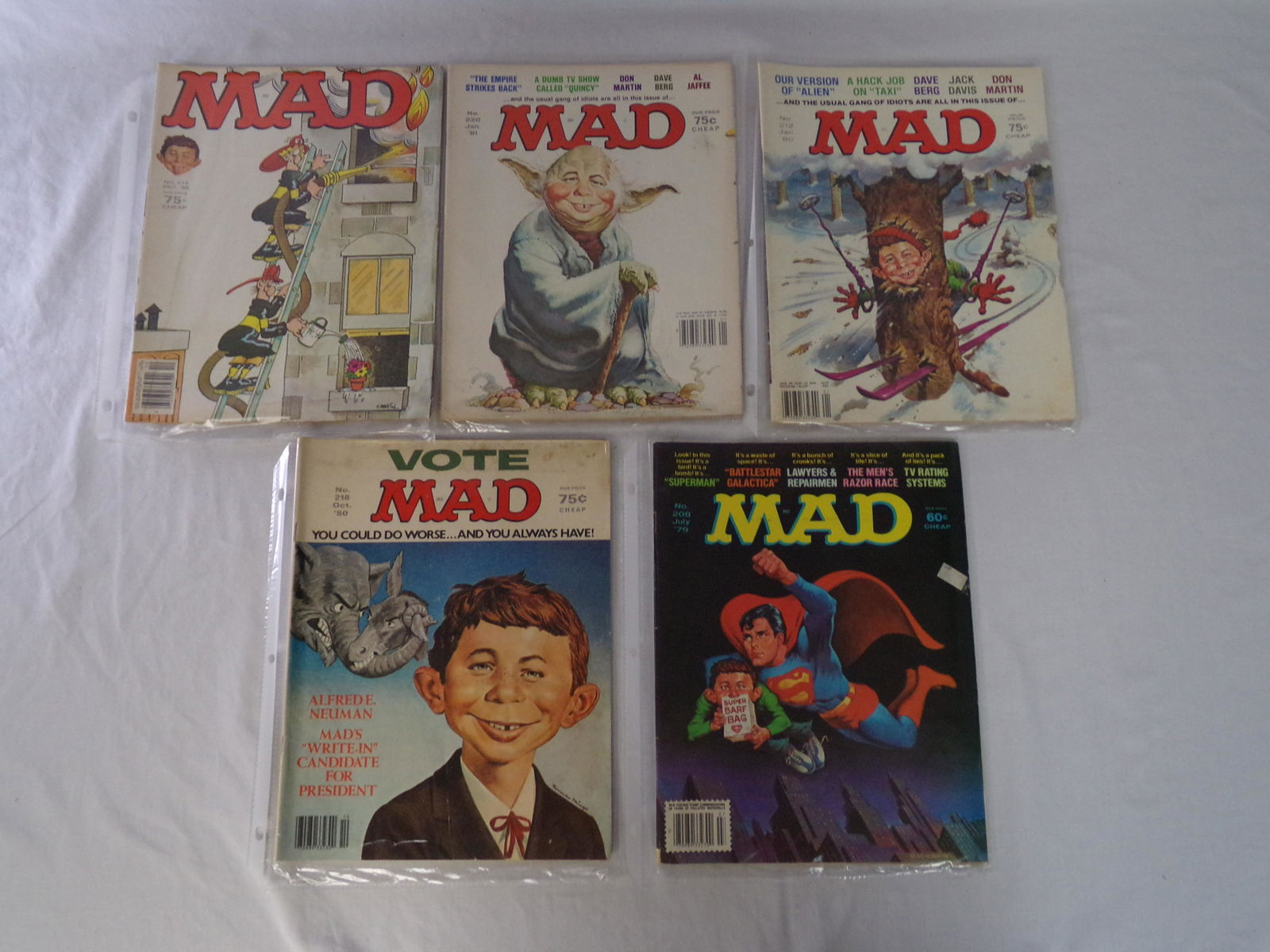 lot of 5 vtg MAD magazine 3 (1 of 1)