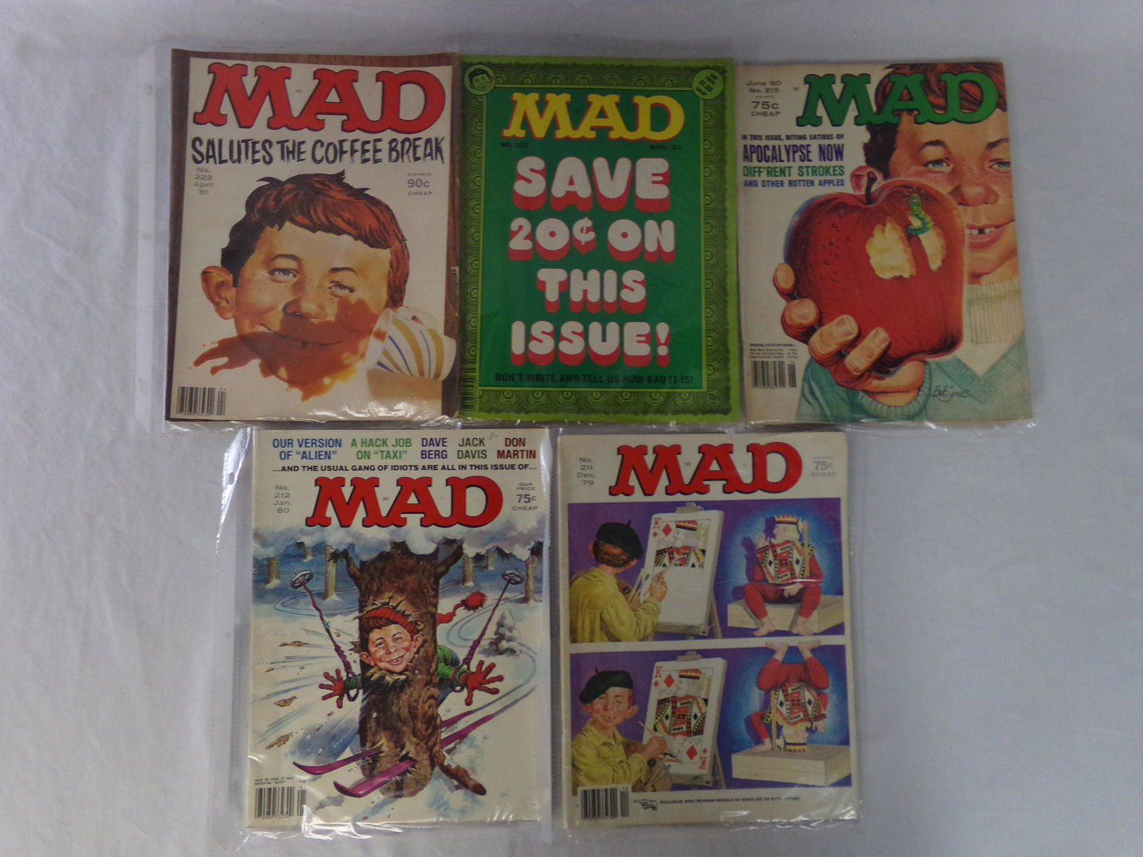 lot of 5 vtg MAD magazine 7 (1 of 1)