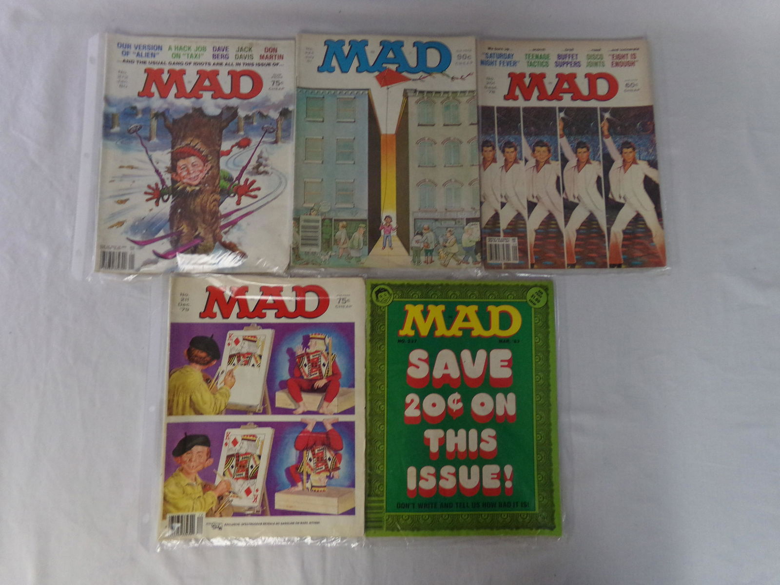 lot of 5 vtg MAD magazine 8 (1 of 1)