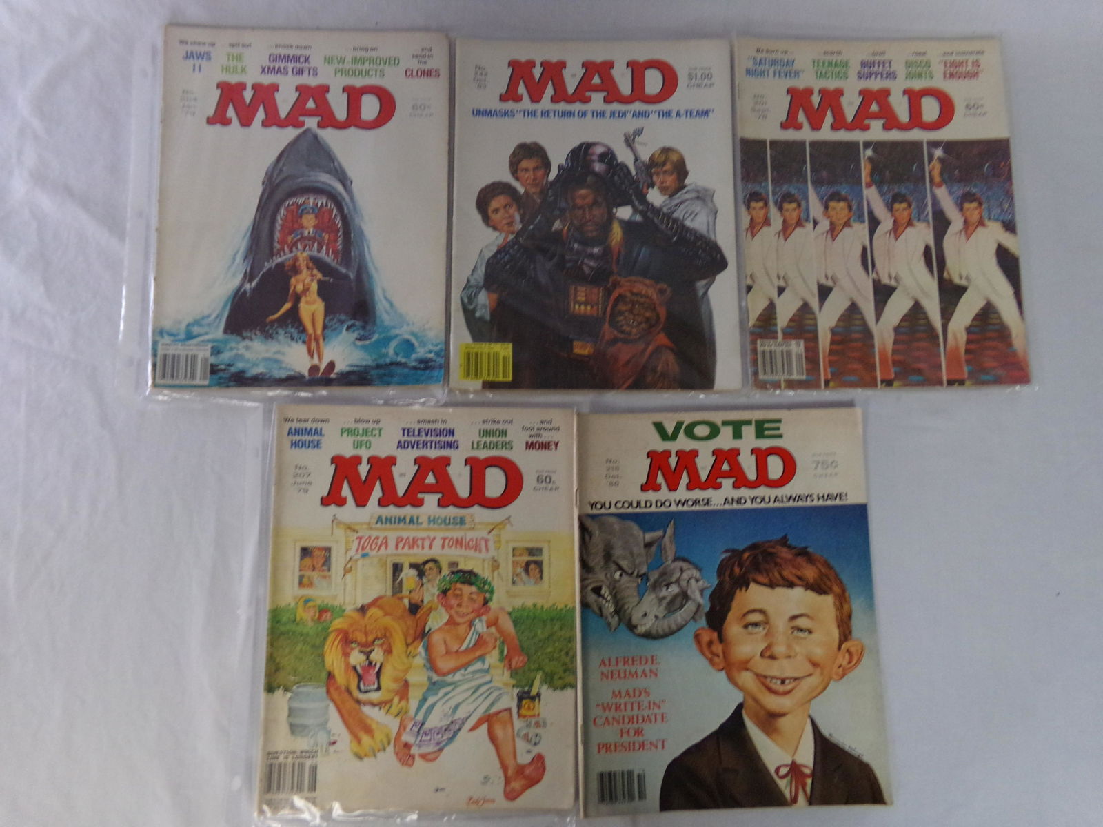 lot of 5 vtg MAD magazine 16 (1 of 1)
