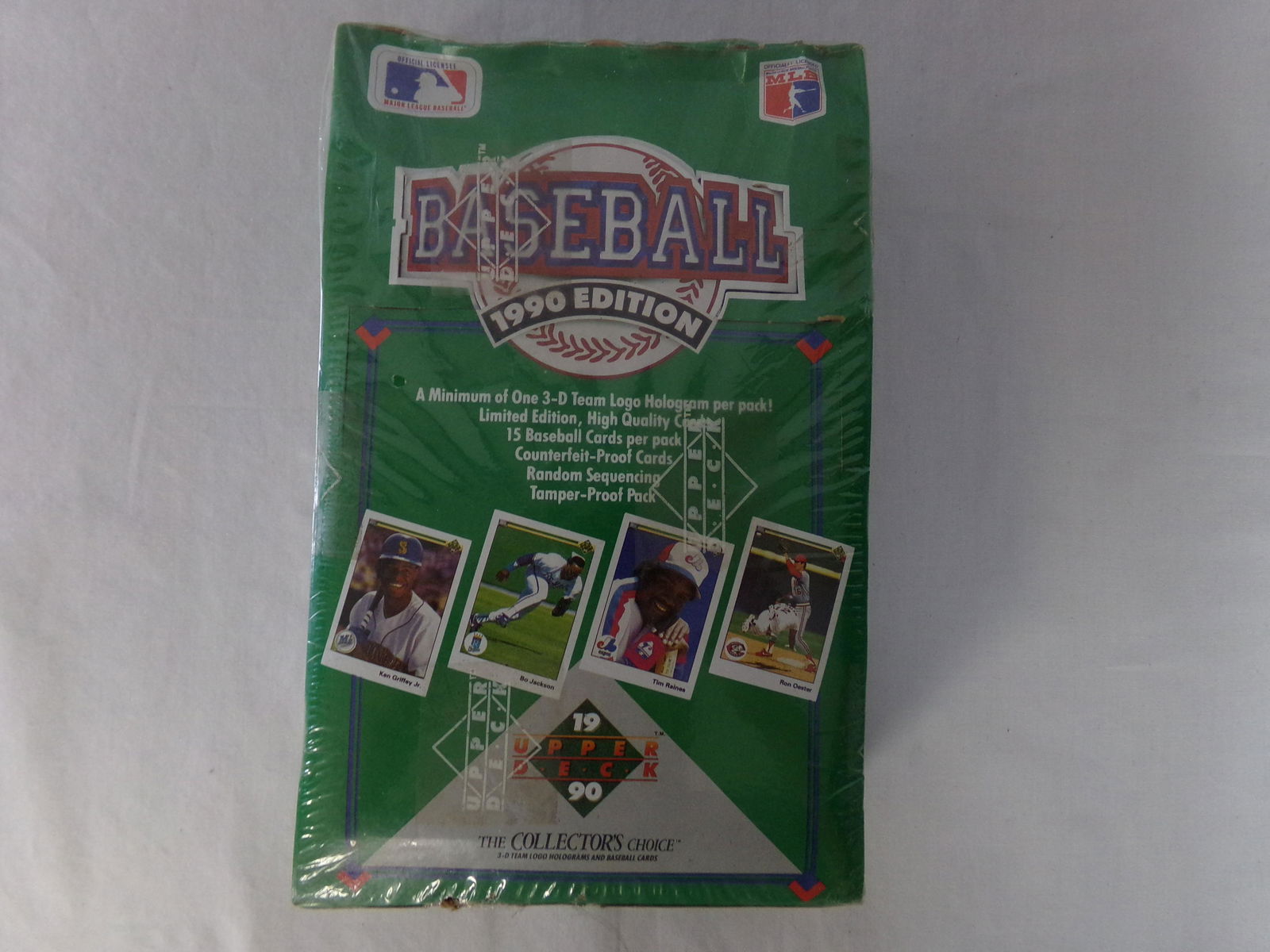 sealed upper deck 1990 baseball cards 1 (1 of 2)