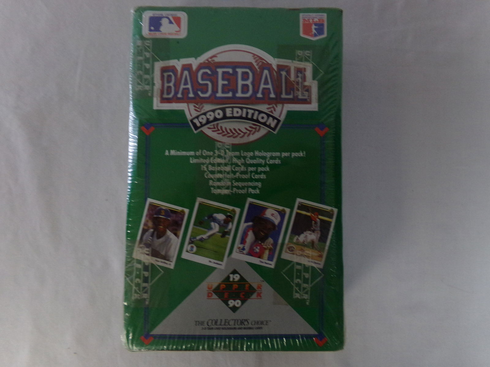sealed upper deck 1990 baseball cards 2 (1 of 2)