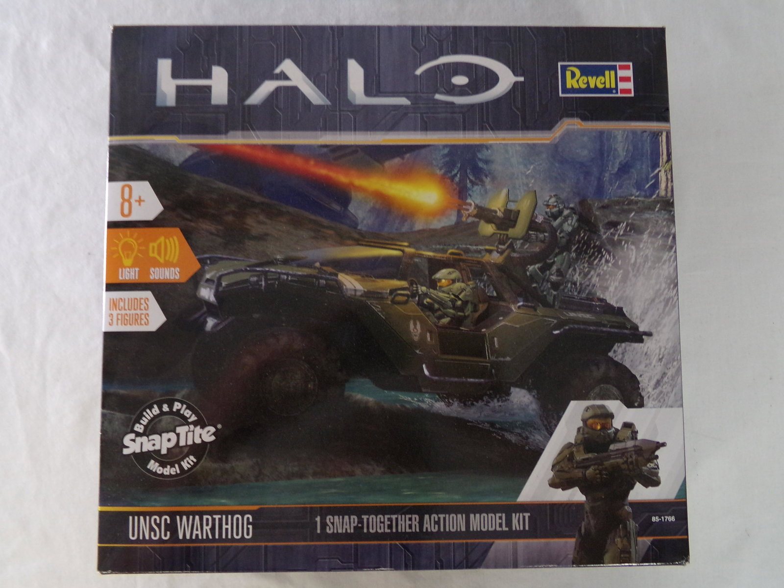 revell halo unsc warthog model kit: revell halo unsc warthog model kit
