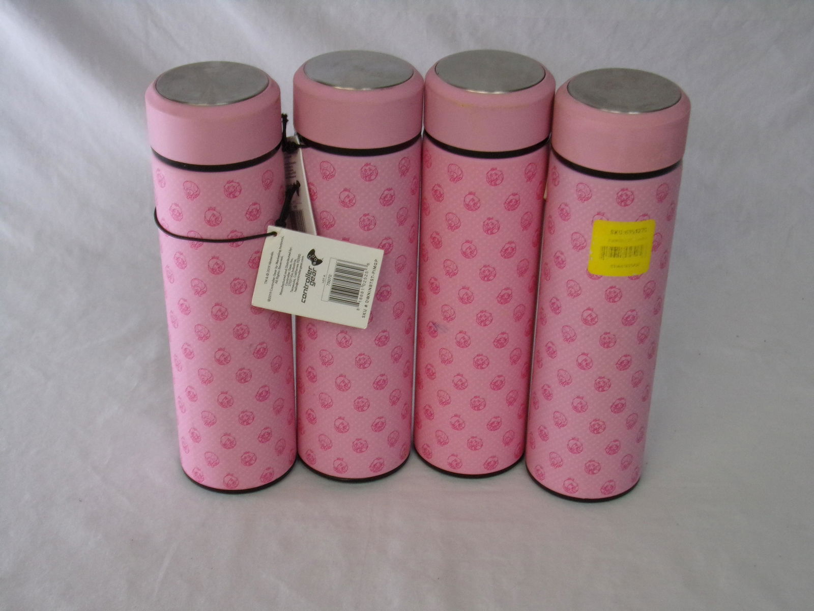 lot of 4 super mario pink hot cold drink tumblers 2 (1 of 2)