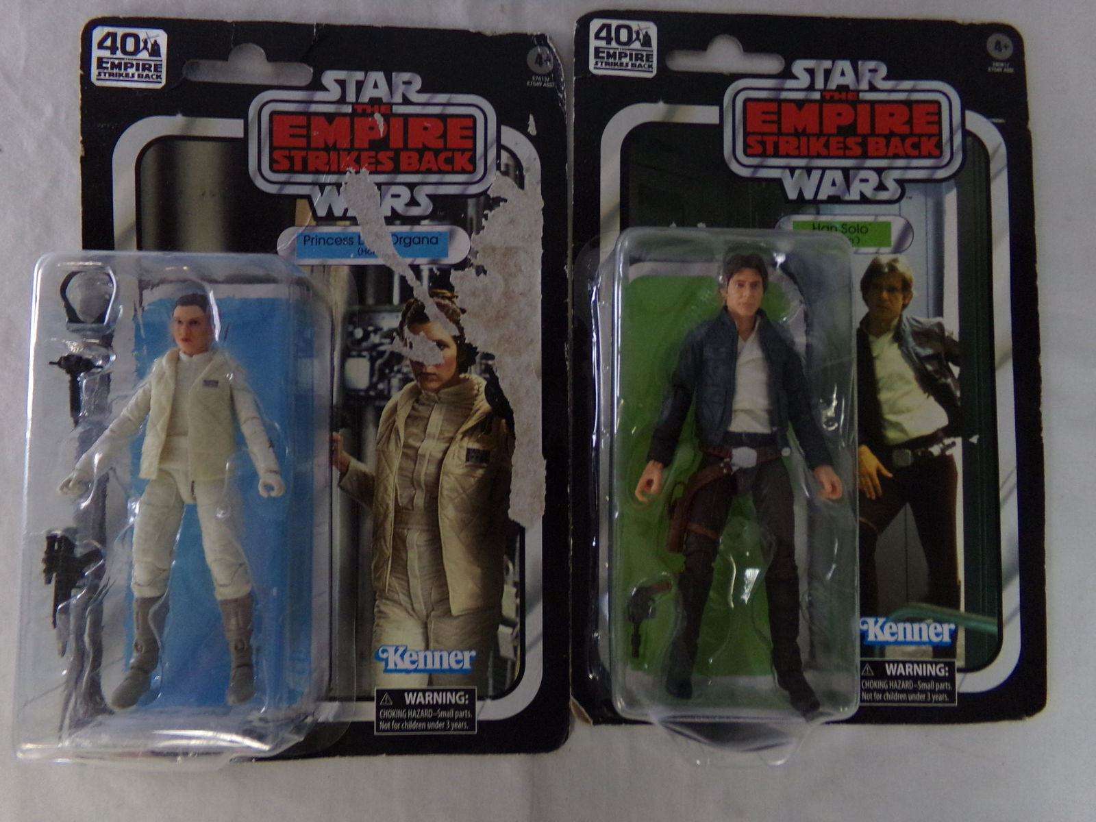 lot of 2 star wars action figures w/ hon solo (1 of 3)