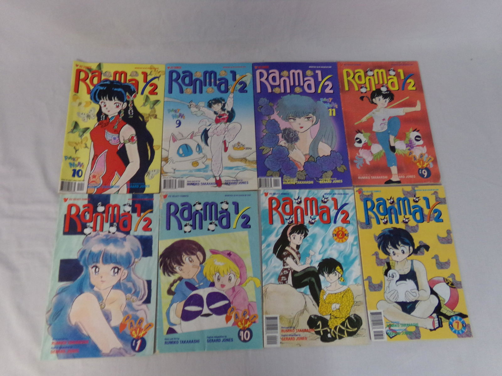 lot of 8 ranma 1/2 comic books (1 of 5)