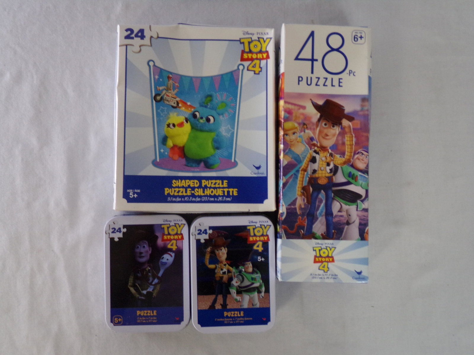 lot of 4 toy story 4 childs puzzles: lot of 4 toy story 4 childs puzzles
