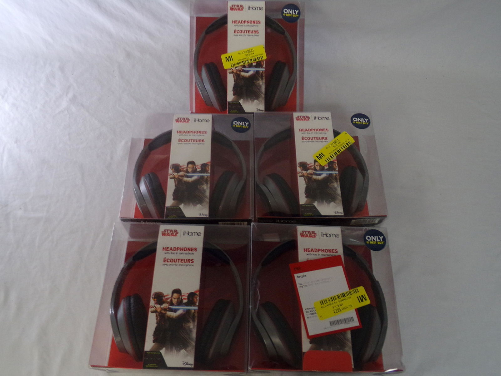 lot of 5 ihome star wars wired headphones 1 (1 of 3)