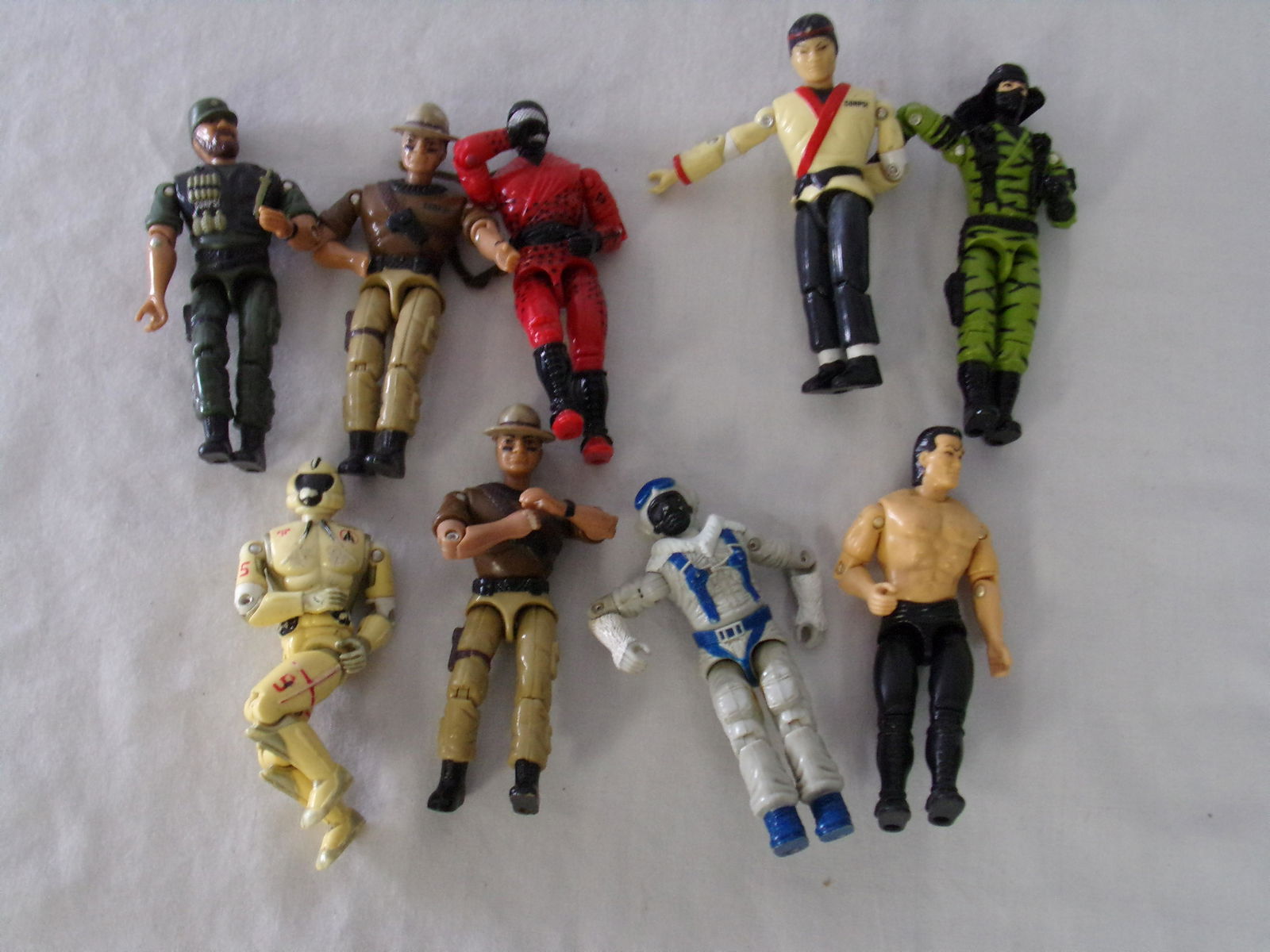 lot of 80s g i joe action figures: lot of 80s g i joe action figures