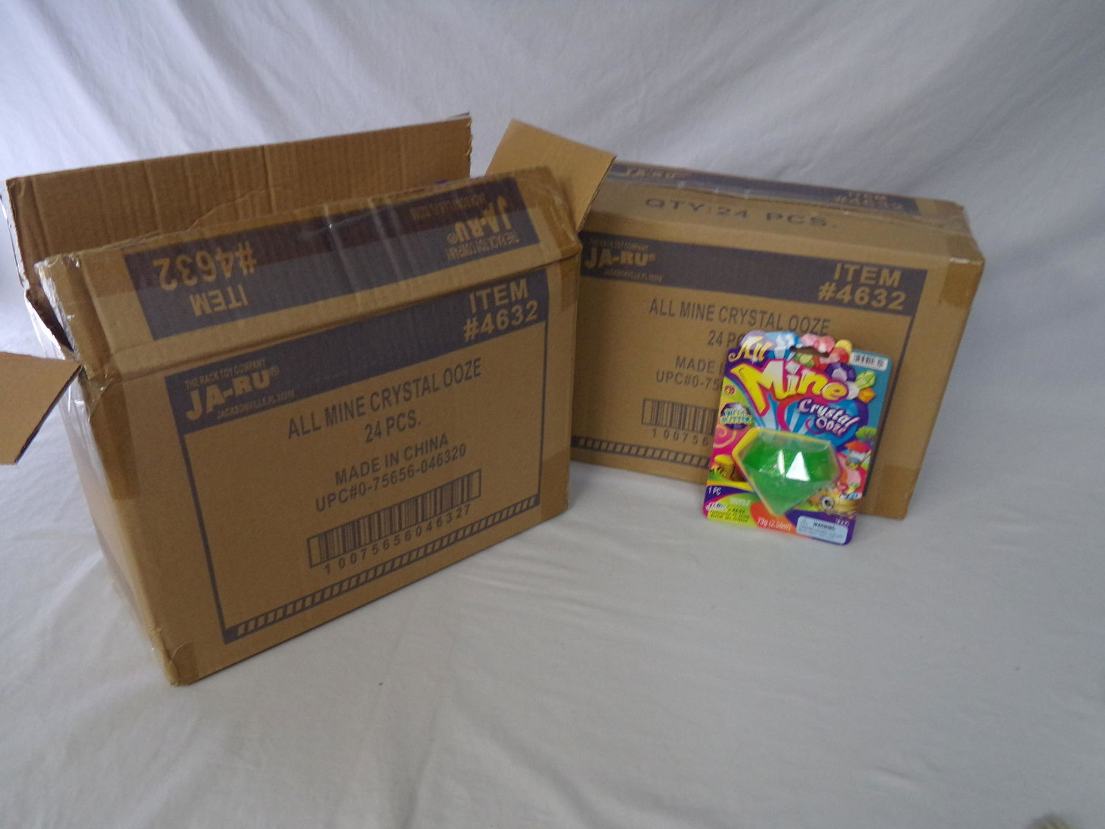 lot of 2 case packed 24ct each ja ru all mine crystal (1 of 4)