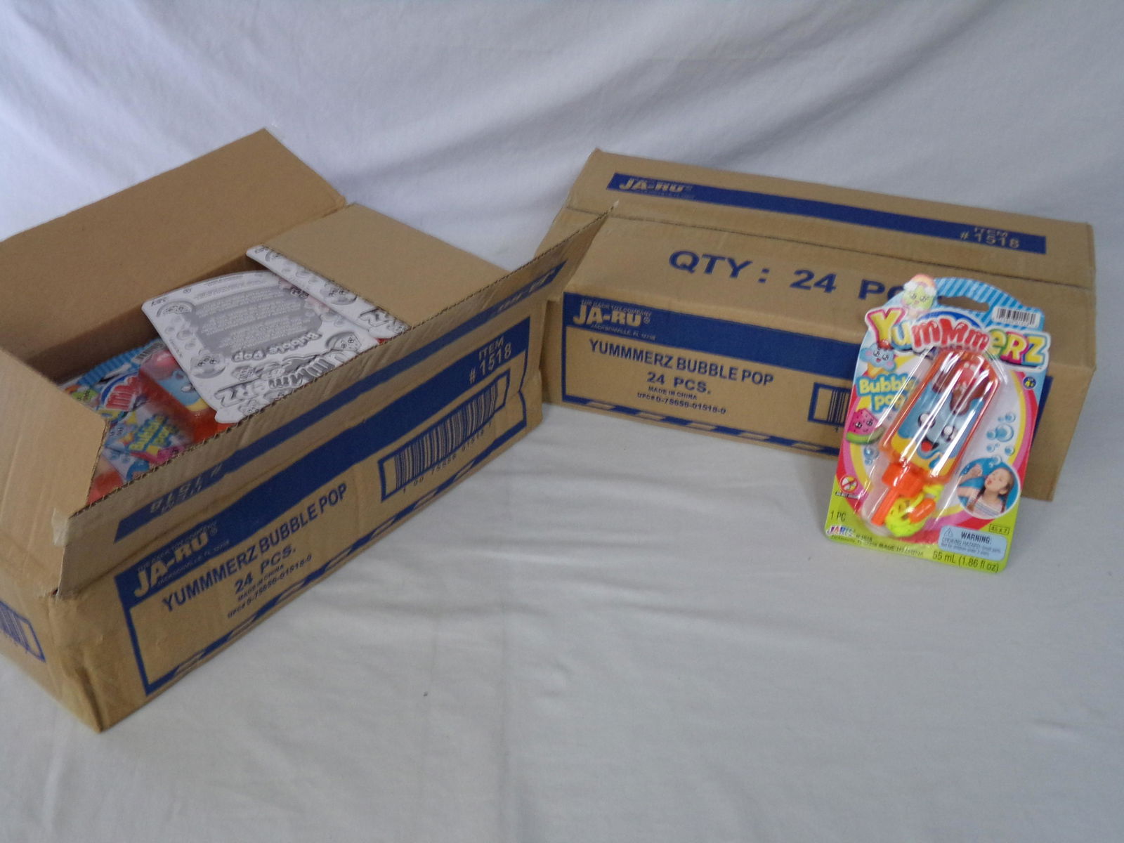 lot of 2 case packed 24ct each ja ru yummmers bubble (1 of 4)