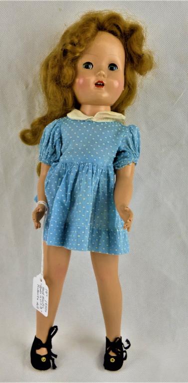 1950's Roberta Doll. 14" tall: Vintage 1950's Roberta Doll. Made in USA. 14" tall. Hard Plastic. COndition: Good