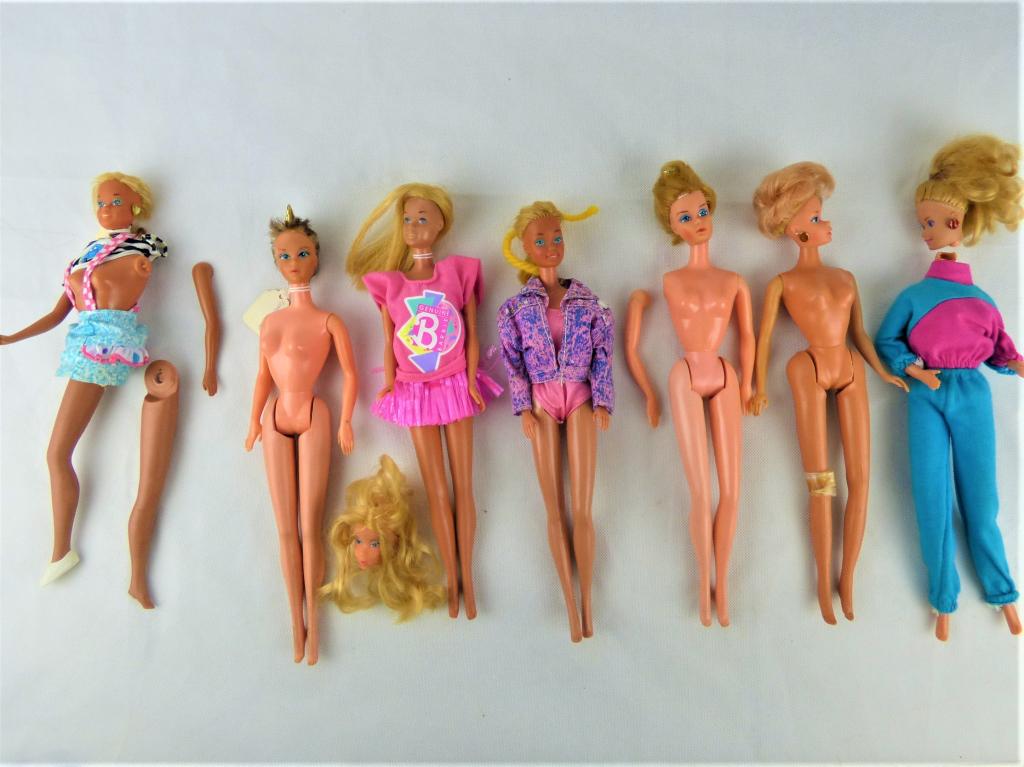 Lot of Vintage Barbies- as found: Group of Vintage Barbies- some in as found condition