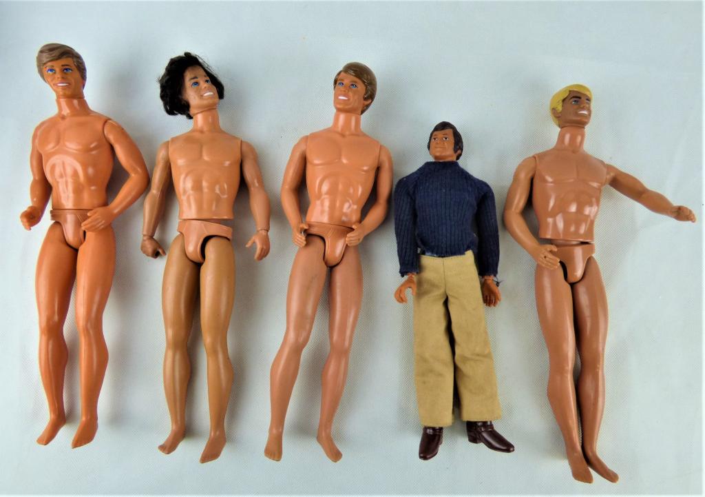 Barbie Ken Dolls and Vintage Ideal Man Doll: Barbie Ken Dolls and Vintage Ideal Man Doll
