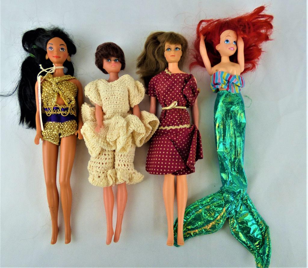1965 Ideal Doll, Disney Mermaid Doll & Others: Lot of Vintage Dolls including Idela Doll, Disney Dolls, etc..