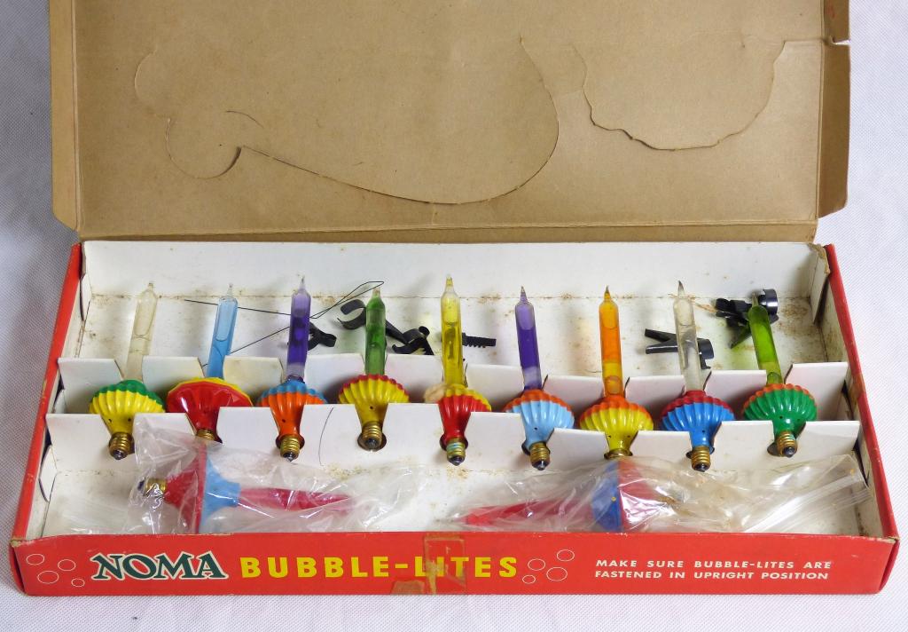 Vintage Noma Christmas Bubble Lights/ Ornaments (1 of 3)