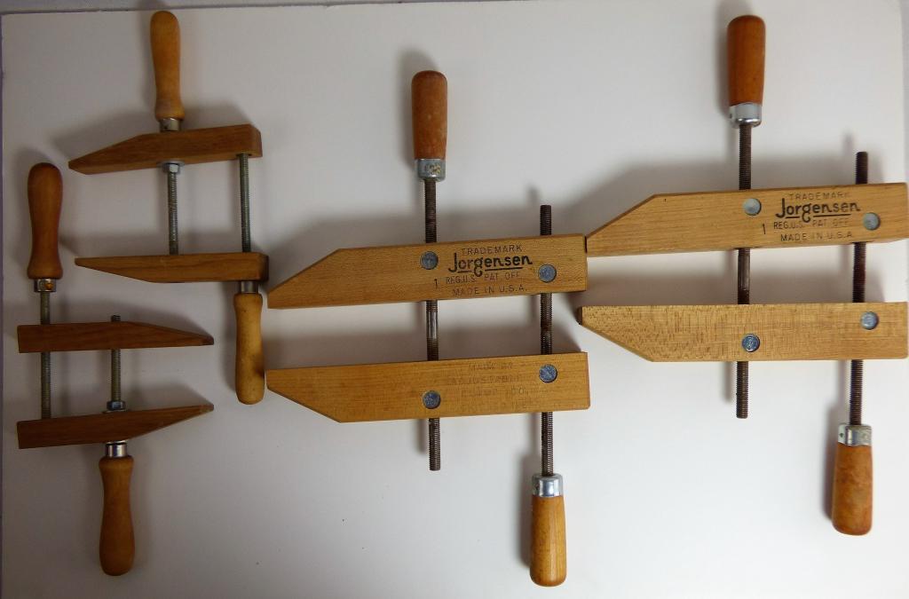 Vintage Wood Adjustable Clamps- Jorgensen (1 of 3)