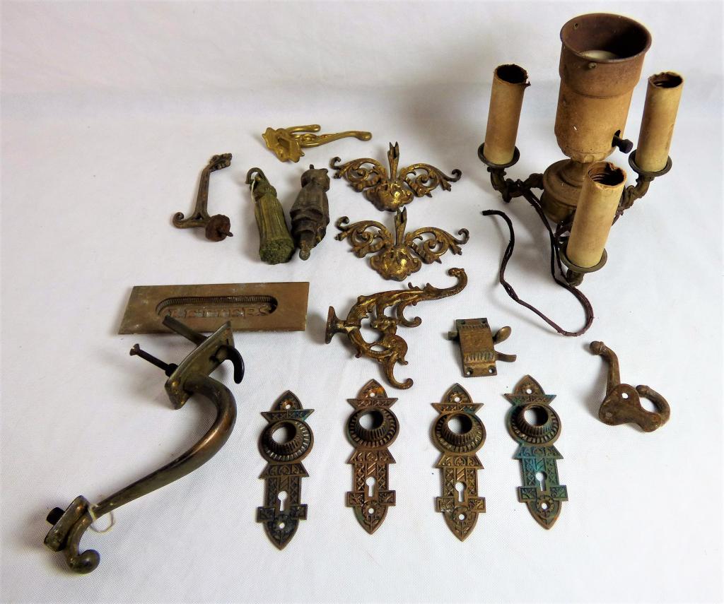 Antique Lighting Fixture & Door/ Cabinet Hardware (1 of 6)