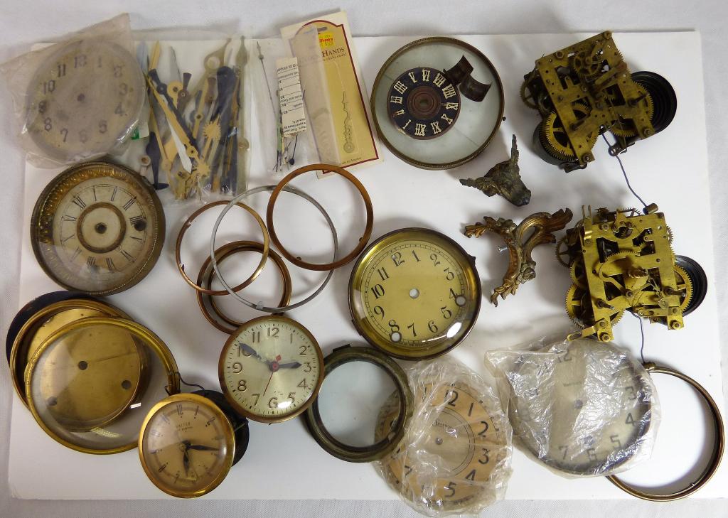 Clock Parts- Dials Movements, Hands.  Antique & Vi (1 of 7)