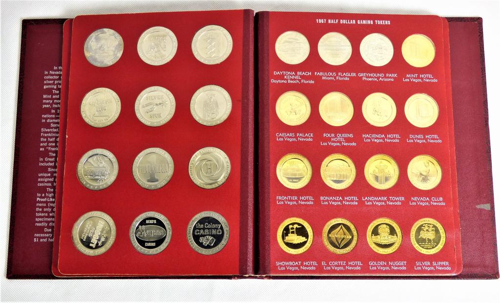 Franklin Mint  1967 Domestic Gaming Casino Tokens (1 of 7)