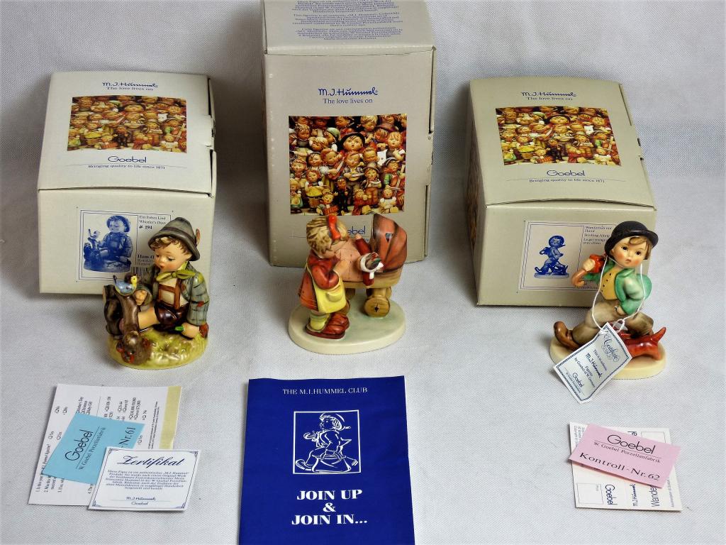 Hummel Goebel- 3 Figurines in Boxes (1 of 5)