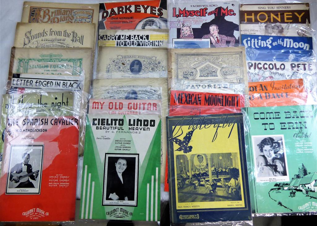 Antique Music and Piano Sheets/ Books: Antique Music and Piano Sheets/ Books. Condition: Good