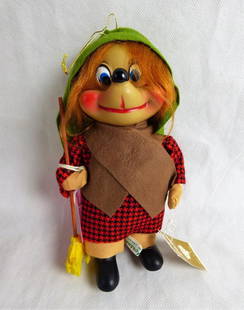 Vintage Forsum Pa Possum Toy. Made in Japan: Vintage Forsum Pa Possum Toy with original tag. Made in Japan