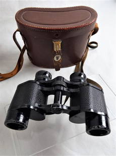 Carl Zeiss Jena Sportur 6x24 Binoculars: Vintage Carl Zeiss Jena Sportur 6x24 Binoculars with Case. Condition: Used, normal age related wear.