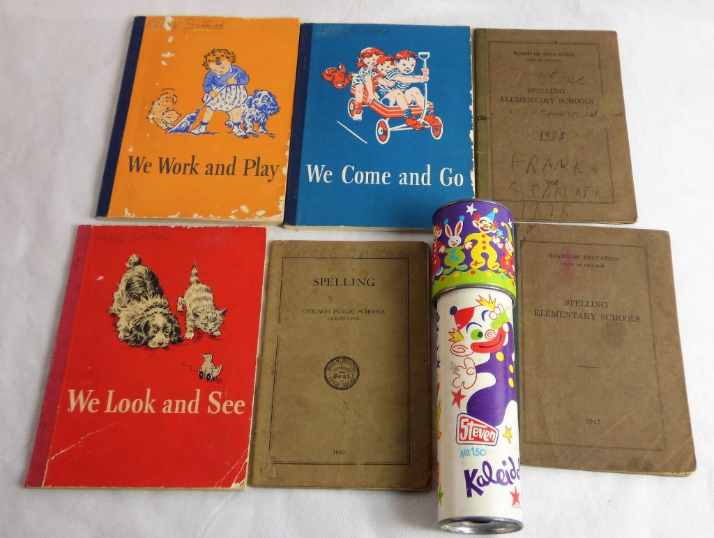 1940's Dick & Jane School Books & Kaleidoscope (1 of 9)