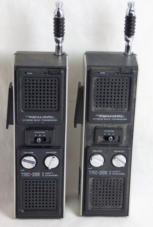 Pair of Realistic TRC-206 Citizen Band Transceiver (1 of 6)