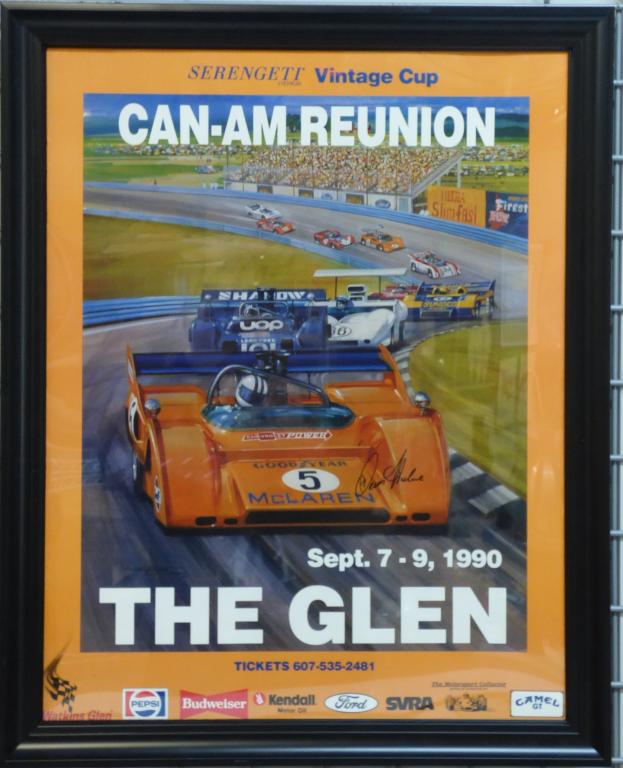 Denny Hulme Signed Can-Am Reunion  Racing Poster (1 of 5)