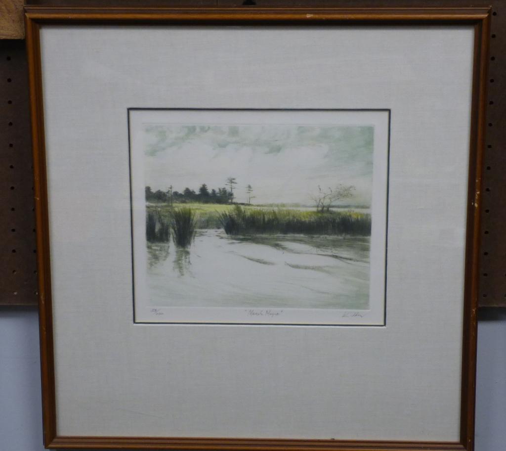Harvey Kidder Landcape LE Hand Signed Etching (1 of 5)