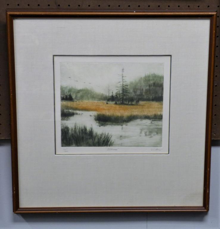 Harvey Kidder Landcape LE Hand Signed Etching (1 of 5)